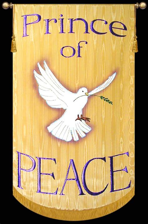 prince  peace gold christian banners  praise  worship
