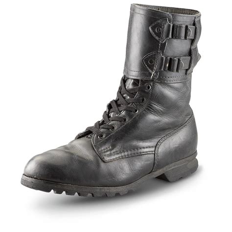 czech military surplus leather boots   combat tactical boots  sportsmans guide