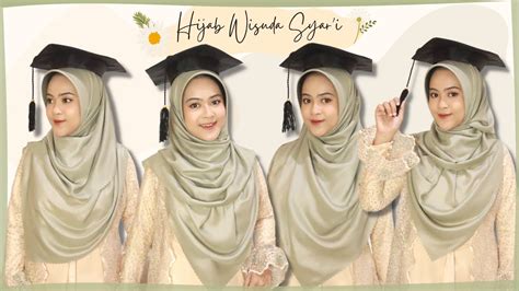 5 Style Hijab Segiempat Wisuda Menutup Dada And Belakang Ga Ribet