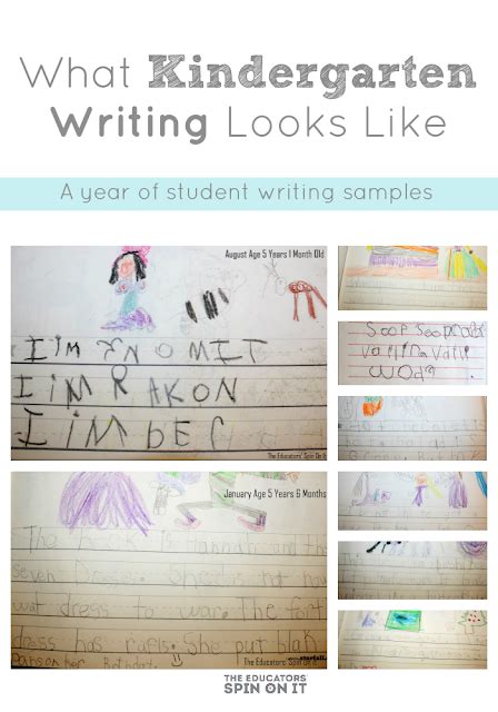 encourage kindergarten writing
