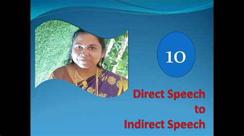 direct speech  indirect speech  learn english youtube