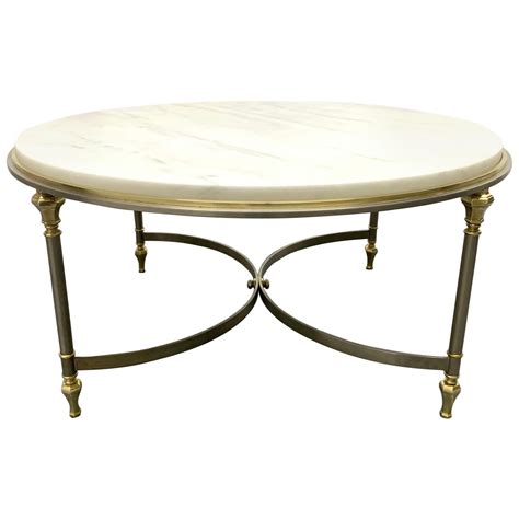 vintage maison jansen marble top coffee table for sale at 1stdibs