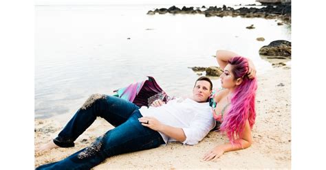 A Couple S Sexy Mermaid Themed Photo Shoot Popsugar Love