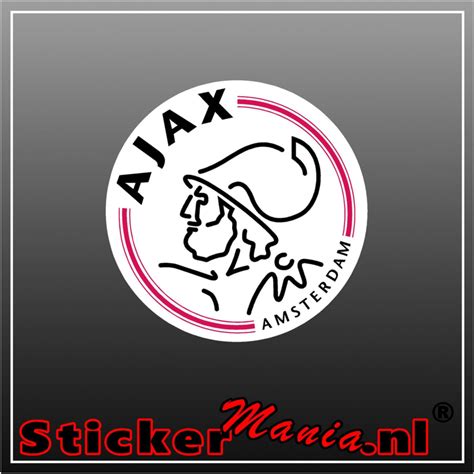 ajax full colour sticker voetbal clubs stickermanianl
