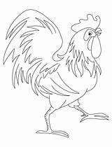 Rooster Coloring Pages Chinese Zodiac Kids Hexagon Color Cock Sheet Sign Getcolorings Colouring Easy Drawing Printable Getdrawings Crowing Print Popular sketch template
