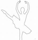 Danza Ballerina Classica sketch template