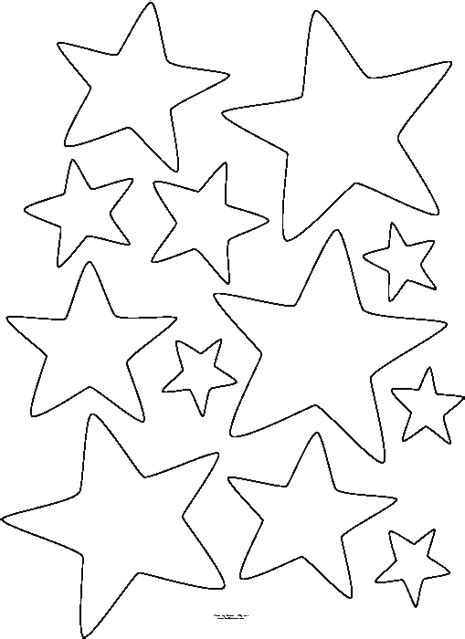 star shapes coloringgif gif  ninjawicked photobucket