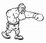 Boxing Coloring Pages Printable sketch template