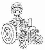 Coloring Pages Moments Precious Farmer Colouring Kids Adult Adults Digi sketch template