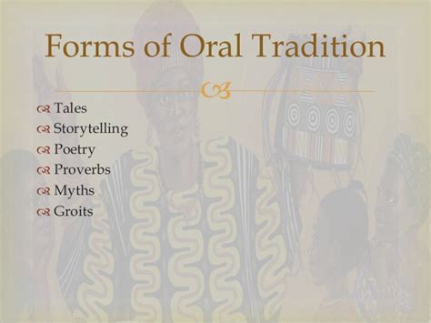 Reconstructing Africa’s History Oral Tradition