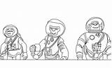 Space Chimps Coloring Coloriage sketch template