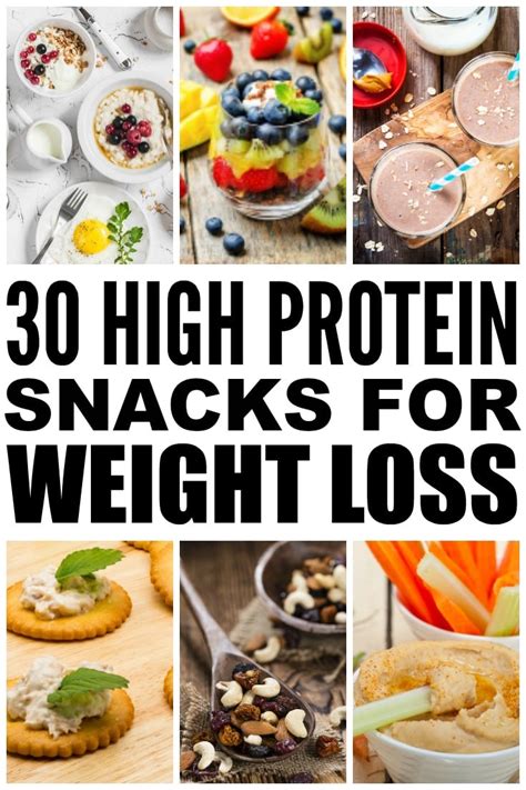 30 High Protein Snacks For Weight Loss