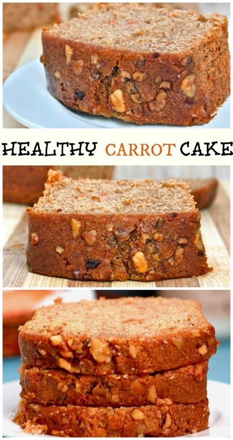 healthy carrot cake recipe   healthy carrot cakes healthy