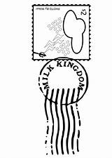 Coloring Postage Stamp Drawing Stamped Getdrawings Pages Getcolorings Printable sketch template