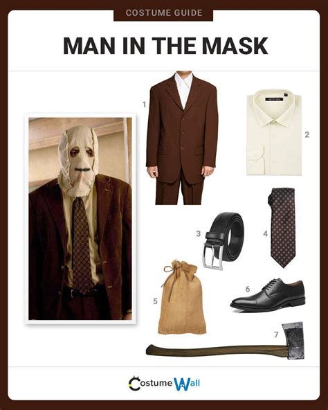 dress like man in the mask halloween outfits cool costumes great