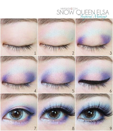 Blue Pink And Purple Eye Makeup Tutorial Pictures Photos