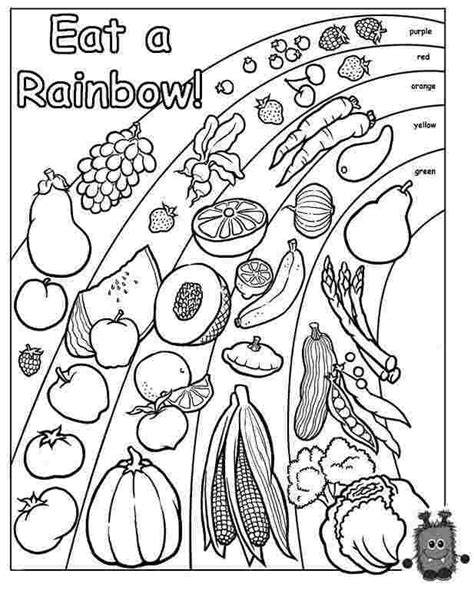 nutrition coloring pages  kindergarten food  nutrition theme