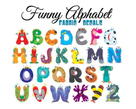 items similar  fun alphabet abcs wall fabric decals animals letters