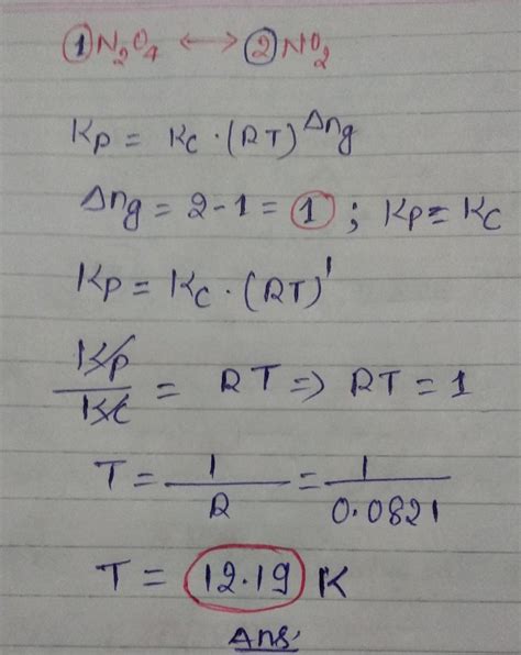 gases equilibrium   kp  equal  kc     attained