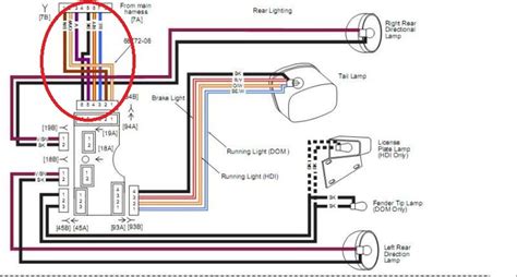 sportster wiring diagram tail lights