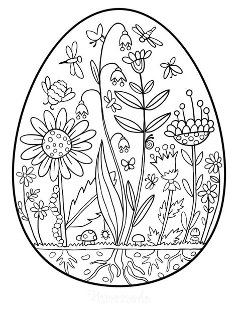 printable spring coloring pages  adults kids happier human