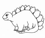 Outline Stegosaurus Cliparts Dinosaur Baby Template Dinosaurs Printable Kids Coloring Pages Attribution Forget Link Don Simple sketch template