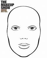 Face Chart Makeup Blank Template Sobrancelhas Contest Coloring Desenho Sobrancelha Sketch Make Charts Croqui Sketchite Artists Show Salvo sketch template