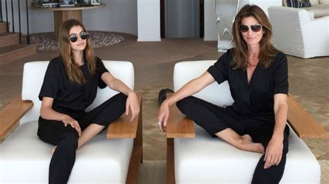 cindy crawford s daughter is basically her twin
