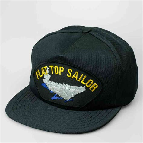 flat top sailor hat  navy hats navy flat top sailor carrier hat