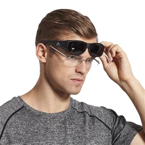 Mountec Men S Sunglasses Fit Over Glasses Polarized Lens With Premium