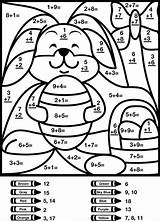 Math Color Mystery Coloring Worksheets Easter Info sketch template