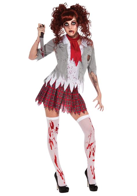 top 10 teenagers halloween costumes trends in 2017 zombie school girl zombie school and costumes
