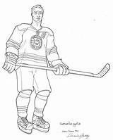 Bruins Pages Hockey Boston Coloring Template Nhl Bear sketch template