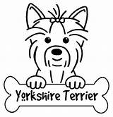 Yorkshire Terrier Coloring Designlooter sketch template