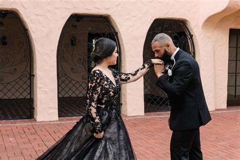 this gothic halloween inspired wedding is so romantic popsugar love and sex photo 59