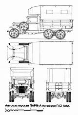 Gaz Aaa Blueprint Truck Coe International sketch template