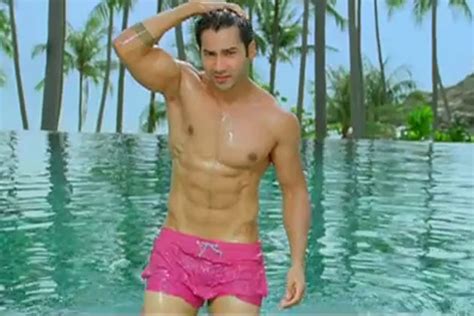 Shirtless Bollywood Men Varun Dhawan