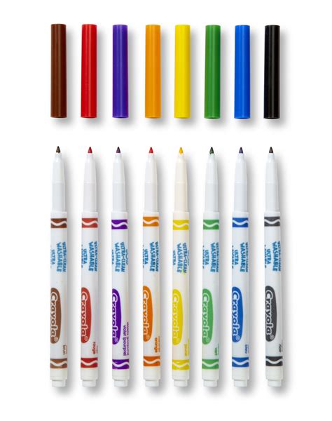 crayola washable fine  markers  classic colors  count