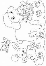 Coloring Easter Lamb Colouring Pages Bunny Spring Sheets Kids Paper Drawing Print Craft Ausmalbilder Ostern Printable Color Colour Activity Ausmalen sketch template