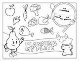 Nutrition Coloring Kids Printable Activities Pdf sketch template