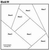 Quilt Crazy Templates Block Blocks Patterns Pattern Piecing sketch template