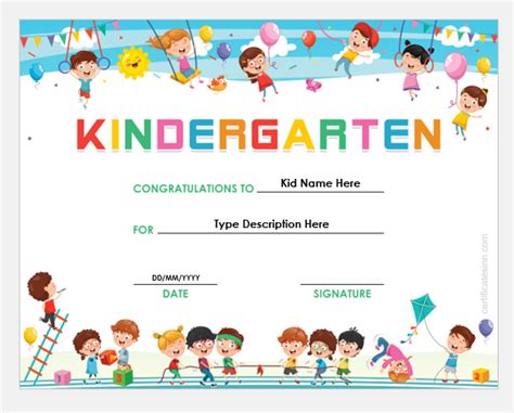 descobrir  imagem certificate background design  kindergarten