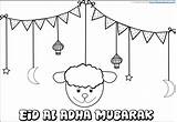 Eid Adha Colouring Mubarak Guinea Themumeducates Fitr Lovely sketch template