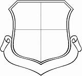 Shield Blank Template Outline Crest Shape Clipart Vector Cliparts Library Collection Fancy Clip Heraldry Designs Getdrawings sketch template