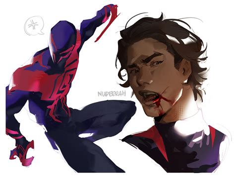 Miguel Ohara And Spider Man Marvel And 3 More Drawn By Nudeerah