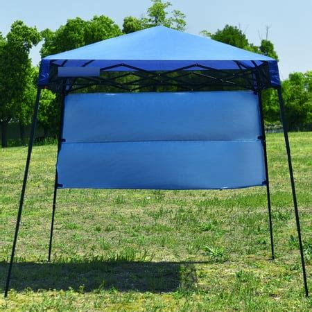 topbuy  ft pop  canopy portable outdoor offset tent wcarry bag blue walmart canada