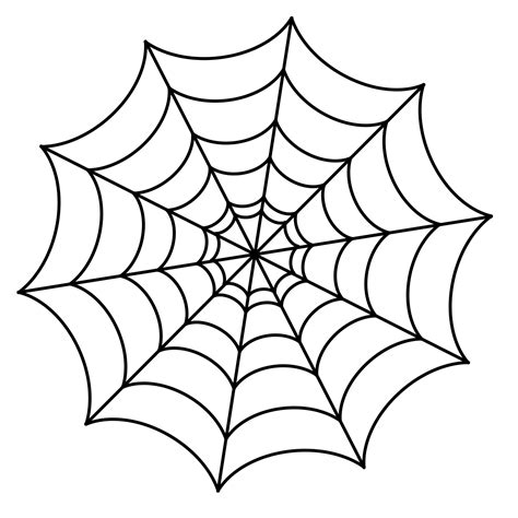 printable spider webs  pumpkin carving stencil  created