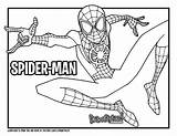 Spider Morales Spiderman Verse Ps4 Drawittoo Colorat Kingpin sketch template