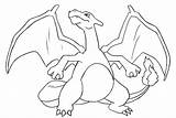 Charizard Pokemon Pages Colouring Coloring Draw Colo sketch template