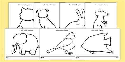 outlines  animals primary resources